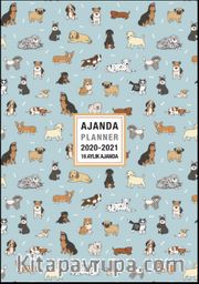 2020-2021 16 Aylık Ajanda Lovely Dogs