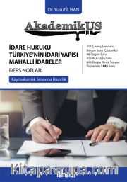 İdare Hukuku Kaymakamlık Sınavına Hazırlık Ders Notları