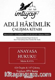 İmtiyaz Adli Hakimlik Çalışma Kitabı Anayasa Hukuku