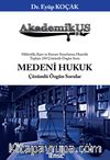 Akademikus Medeni Hukuk Çözümlü Özgün Sorular