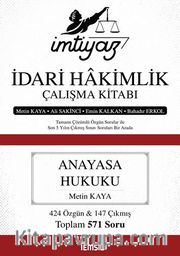 İmtiyaz İdari Hakimlik Çalışma Kitabı Anayasa Hukuku