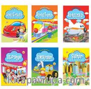 Aktiviteli Boyama Kitabı Mavi Seri Set