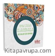 Büyükler için Renkli Çizgiler Mandala