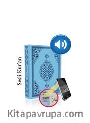 Kuranı Kerim Bilgisayar Hatlı Mavi Renk Orta Boy