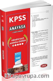 2016 KPSS Anayasa Kazı Bil Anında Öğren Çek Kopar Yaprak Test