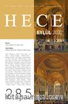 Sayı:285 Eylül 2020 Hece Aylık Edebiyat Dergisi