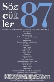 Sözcükler İki Aylık Edebiyat Dergisi Sayı:87 Eylül-Ekim 2020