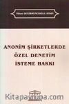Anonim Şirketlerde Özel Denetim İsteme Hakkı
