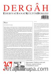 Dergah Edebiyat Sanat Kültür Dergisi Sayı:367 Eylül 2020