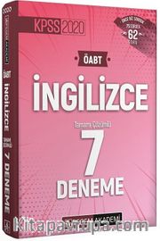 2020 KPSS ÖABT İngilizce 7 Deneme Çözümlü 