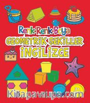 Renk Renk Boya Geometrik Şekiller İngilizce 