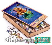 Scooby Doo - Mystery Machine Ahşap Puzzle 204 Parça (KOP-SD253 - CC) Lisanslı Ürün