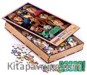 Scooby Doo - Together Ahşap Puzzle 108 Parça (KOP-SD247 - C) Lisanslı Ürün