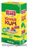 Lets Kinetik Kum 1000 gr. Yeşil Karton Kutu