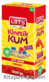 Lets Kinetik Kum 1000 gr. Kırmızı Karton Kutu