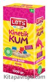 Lets Kinetik Kum 1000 gr. Pembe Karton Kutu