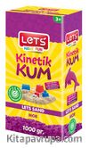 Lets Kinetik Kum 1000 gr. Mor Karton Kutu