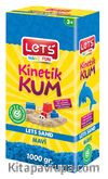 Lets Kinetik Kum 1000 gr. Mavi Karton Kutu