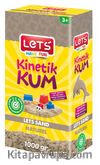 Lets Kinetik Kum 1000 gr. Naturel Karton Kutu