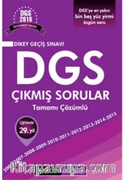 2016 DGS Tamamı Çözümlü 2006-2015 Çıkmış Sorular