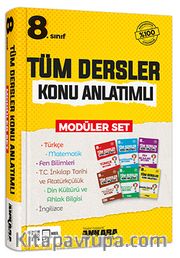 8. Sınıf Tüm Dersler Konu Anlatımlı Modüler Set