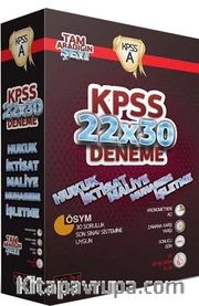 2016 KPSS 22x30 Deneme (5 Kitap)