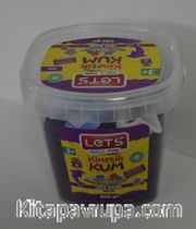 Lets Kinetik Kum 500 gr. Mor Plastik Kutu