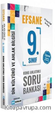 9. Sınıf Din Kültürü ve Ahlak Bilgisi Efsane Konu Anlatımlı Soru Bankası