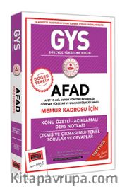 GYS AFAD Memur Kadrosu İçin Konu Özetli Çıkmış ve Çıkması Muhtemel Sorular