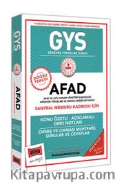 GYS AFAD Santral Memuru Kadrosu İçin Konu Özetli Çıkmış ve Çıkması Muhtemel Sorular