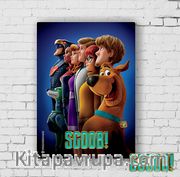 Ahşap Poster - Scooby Doo - Mystery Loves Company (BK-SD291) Lisanslı Ürün