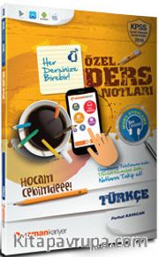 2016 KPSS Türkçe Özel Ders Notları (Akıllı Telefon Uygulamalı)