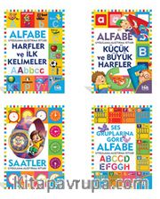 Eğlenceli Alfabe Seti (4 Kitap)