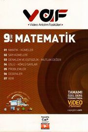VAF 9. Sınıf Matematik Video Anlatımlı Fasiküller