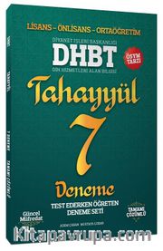 2020 DHBT Tahayyül 7 Deneme Çözümlü 