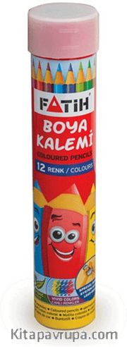 Fatih Tam Boy Tüplü Kuru Boya Kalem 12 li(FA33114KB12RTB)