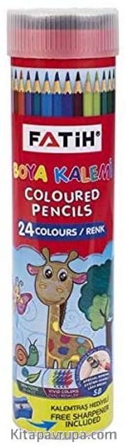 Fatih 24 Renk Tam Boy Tüplü Kuruboya(FA33224KB24RTB)