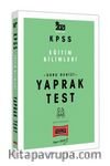 2021 KPSS Eğitim Bilimleri Soru Denizi Çek Kopart Yaprak Test
