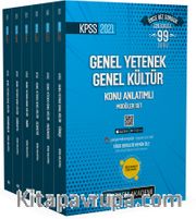 2021 KPSS Genel Yetenek Genel Kültür Video Destekli Konu Anlatımlı Modüler Set (Lisans İçin) (6 Kitap)