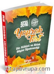 2016 KPSS ÖABT Din Kültürü ve Ahlak Bilgisi Öğretmenliği Yaprak Test