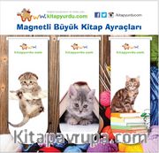 Magnetli Büyük Kitap Ayraçları / Kedi Temalı