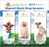 Magnetli Büyük Kitap Ayraçları / Köpek Temalı