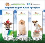 Magnetli Büyük Kitap Ayraçları / Köpek Temalı