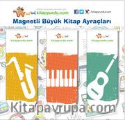 Magnetli Büyük Kitap Ayraçları / Müzik Temalı