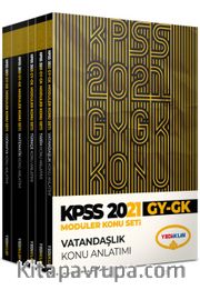 KPSS 2021 Genel Yetenek Genel Kültür Konu Anlatımlı Modüler Set (5 Kitap)