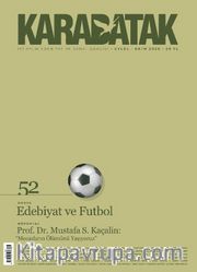 Karabatak İki Aylık Edebiyat ve Sanat Dergisi Sayı:52 Eylül-Ekim 2020