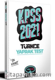 2021 KPSS Genel Yetenek Türkçe Çek Kopart Yaprak Test
