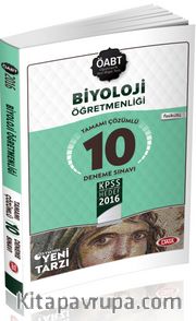 2016 KPSS ÖABT Biyoloji Öğretmenliği Tamamı Çözümlü 10 Deneme Sınavı 