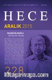 Sayı:228 Aralık 2015 Hece Aylık Edebiyat Dergisi