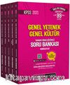 2021 KPSS Genel Yetenek Genel Kültür Tamamı Video Çözümlü Soru Bankası Modüler Set - 5 Kitap